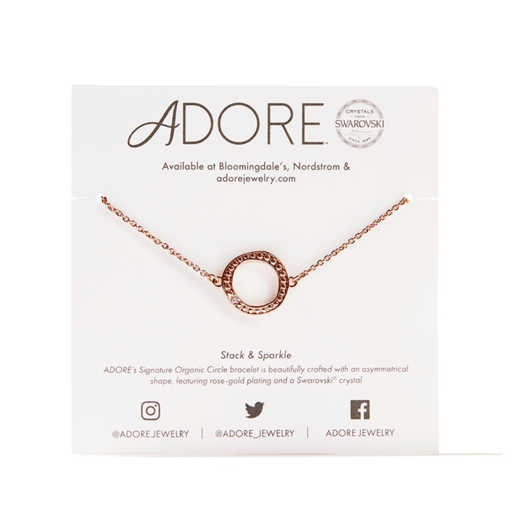 New Adore by Swarovski® Organic Circle Bracelet in